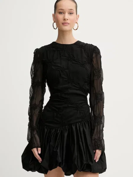 Stine Goya rochie mini evazați negru