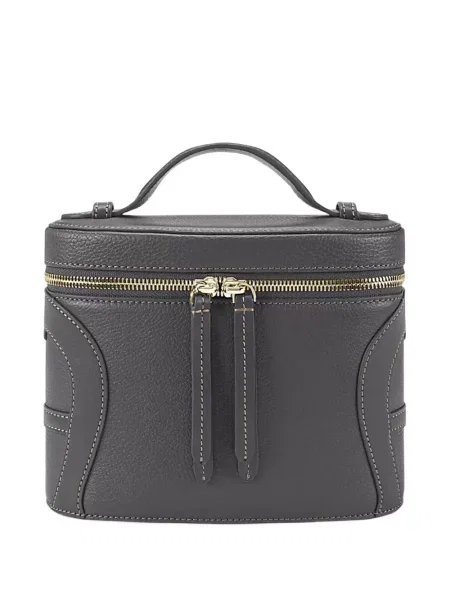 Geanta crossbody Aigner din piele gri