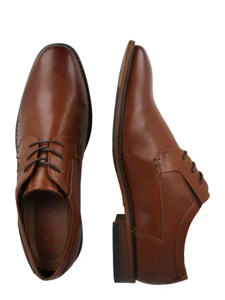 Derby S.oliver z vezalkami rjava