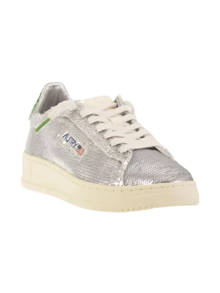 Sneakersy Autry skórzane szare
