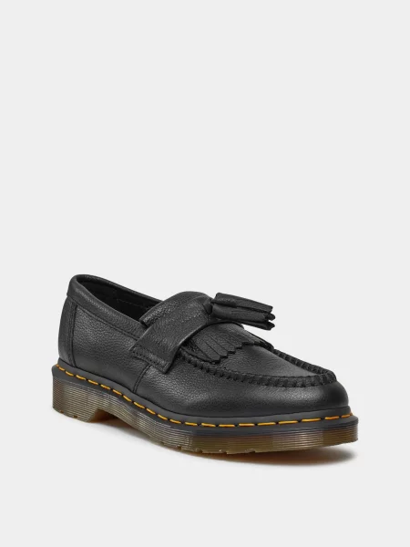 Кожаные лоферы Dr. Martens черные