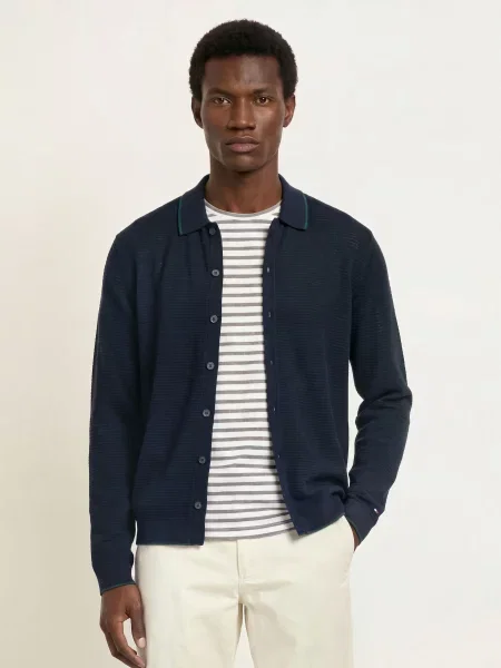 Tommy Hilfiger Kardigan blau granatowy