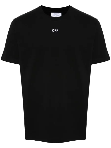 Bluza z kapturem Off-white z okrągłym dekoltem biała