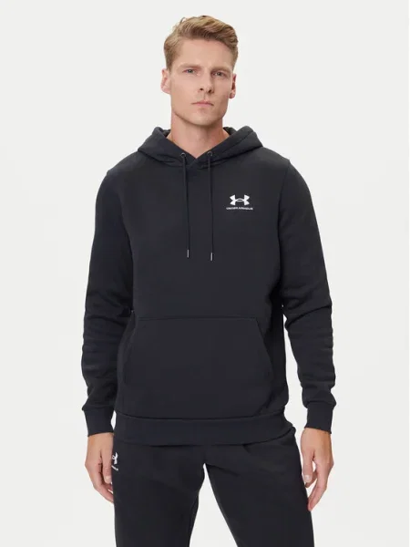 Hanorac cu glugă Under Armour din fleece negru