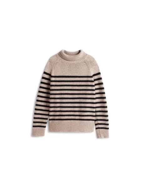 Dzianinowy sweter Tommy Hilfiger beżowy