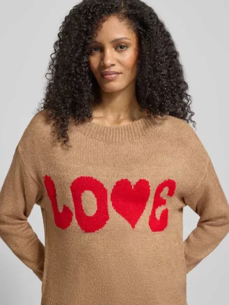 Sweter z dzianiny o kroju loose fit z dodatkiem wełny Zabaione