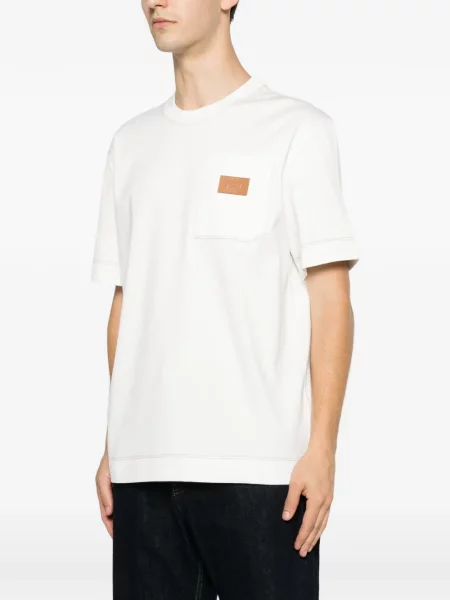 Tricou Fendi cu autograf alb