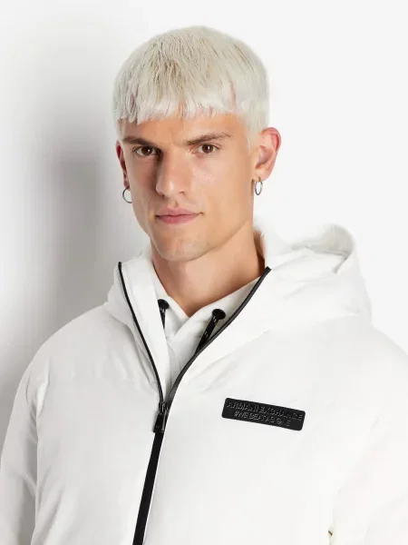 Armani Exchange Пуховик білий