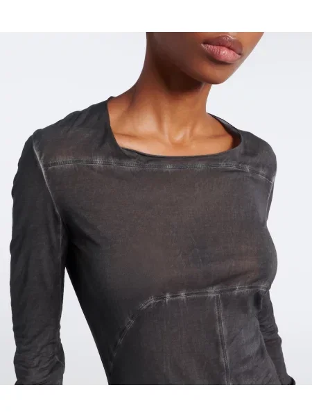 Rochie Rick Owens din jerseu negru
