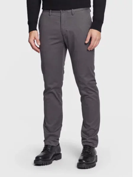 TOMMY HILFIGER Chino kalhoty Denton antracitová šedé