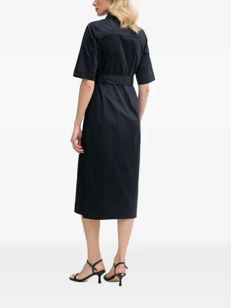 Cu centură rochie midi Barbour albastru
