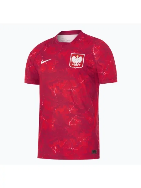 Tricou de fotbal pentru bărbați Nike Dri-Fit Poland Stadium Away noble red/sport red roșu