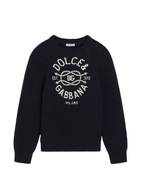 Sweter dziecięcy Dolce And Gabbana niebieski