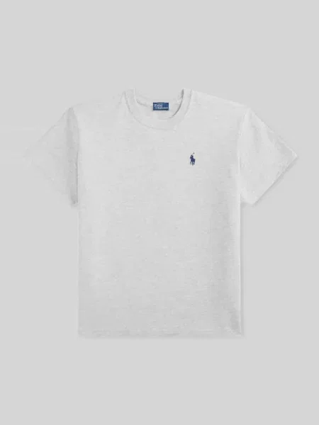 T-shirty o kroju relaxed fit z czystej bawełny Polo Ralph Lauren szara
