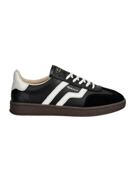 Sneakersy Gant skórzane czarne