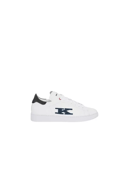 Sneakersy Kiton skórzane białe