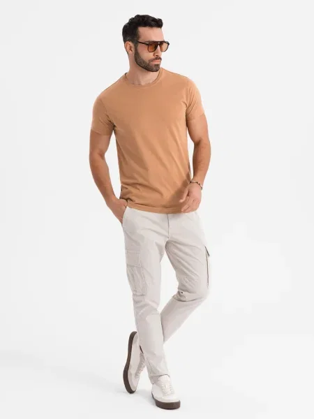 Tricou Ombre clasic maro