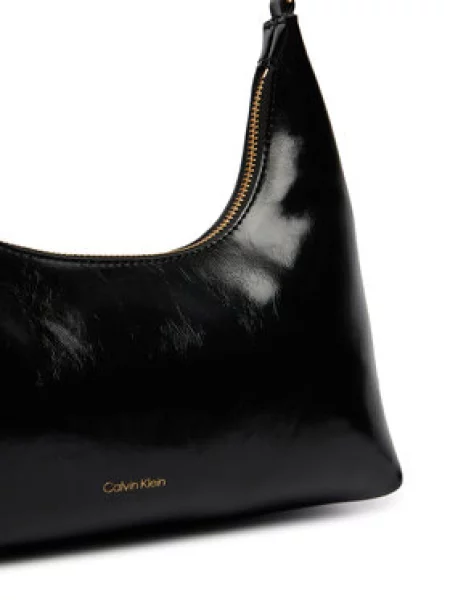 Calvin Klein Táska Foil Logo Glossy fekete