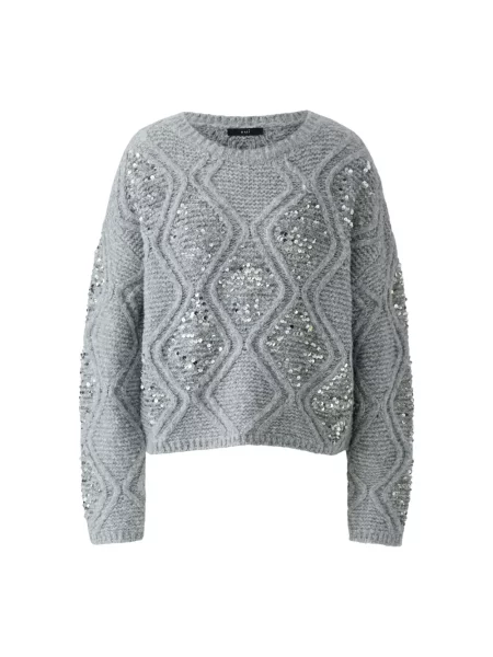 Sweter Oui szary