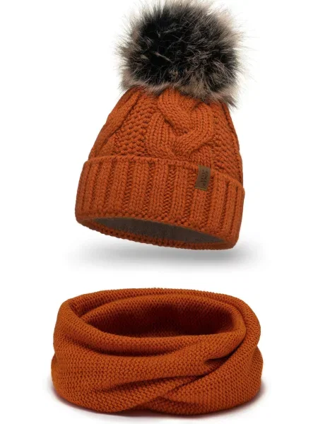 Vivisence Čepice Set' oranžová