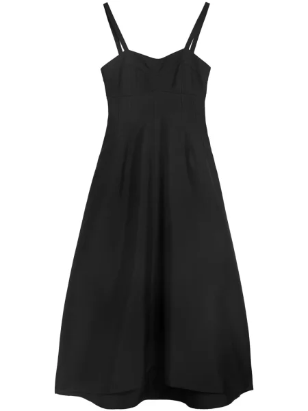 Rochie midi Jil Sander până la genunchi de costum negru