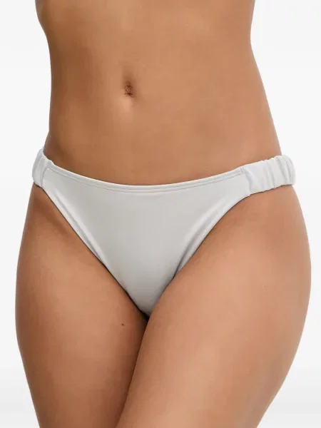 Bikini Armani Exchange cu volane gri