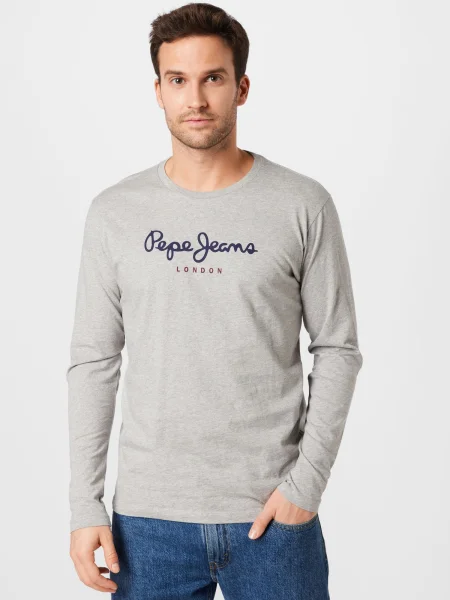 Tričko Pepe Jeans sivá