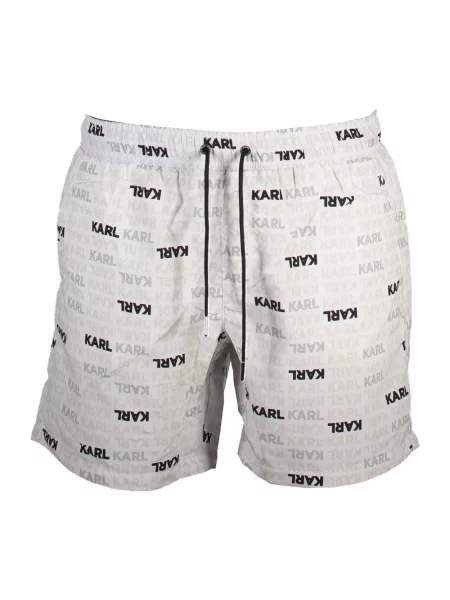 Kąpielówki Karl Lagerfeld Beachwear białe