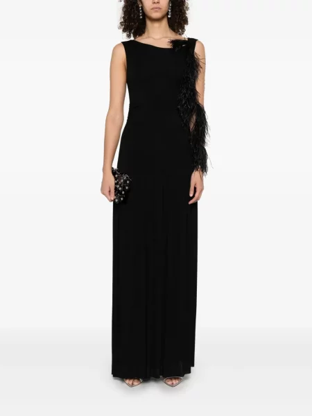 Rochie maxi Manuri de costum negru