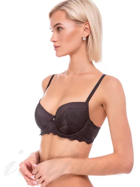 Бюстгальтер балконет Dimanche Lingerie черный