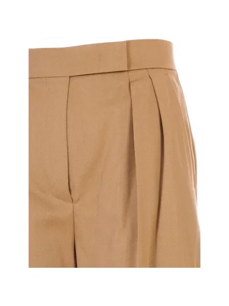 Spodnie Max Mara brązowe