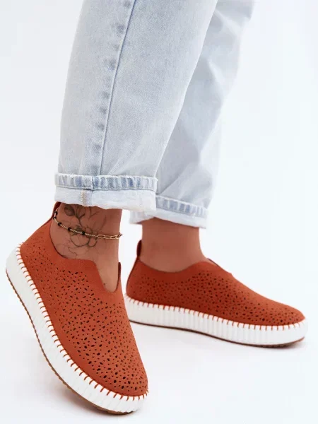 Sneakerși Boto cu platformă alb