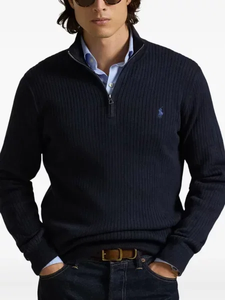 Ριγέ polo Polo Ralph Lauren με κουκούλα με αυτόγραφο λευκό