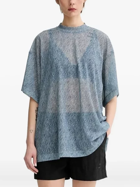 Tricou Won Hundred scurt albastru