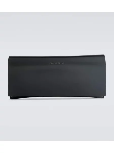Ochelari de soare aviator Saint Laurent maro