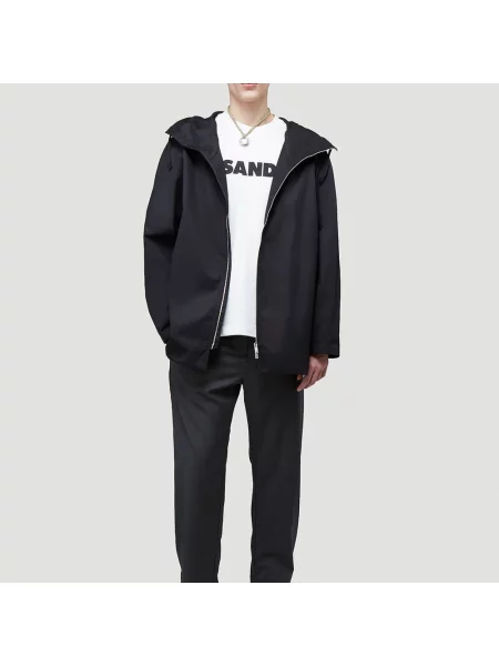 Koszulka Jil Sander z logo biała