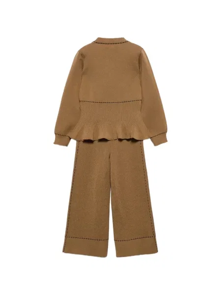 Spodnie dziecięce Abel & Lula brązowe