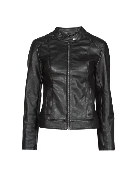 Usnjena jakna Jdy črna