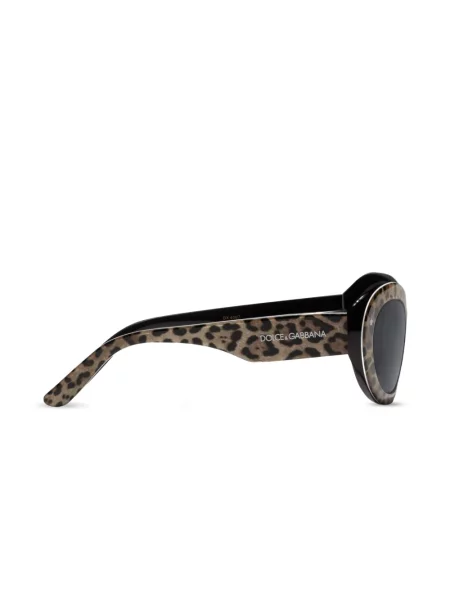 Okulary przeciwsłoneczne dziecięce Dolce & Gabbana Eyewear brązowe