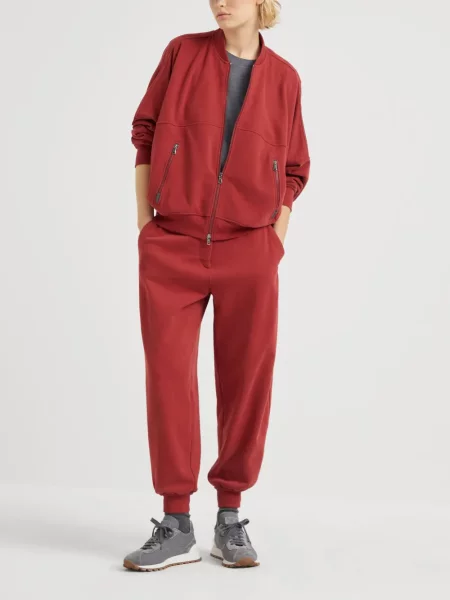 Cardigan Brunello Cucinelli roșu