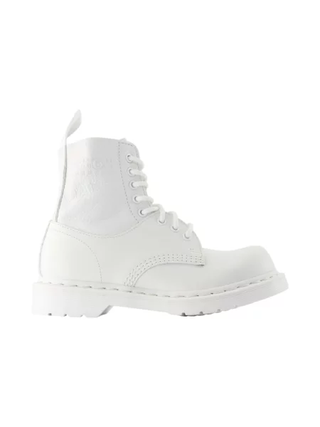 Botki Mm6 Maison Margiela skórzane białe