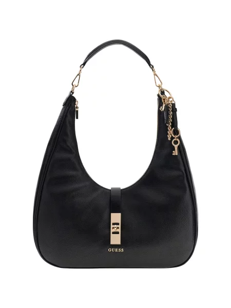 Geanta hobo Guess negru