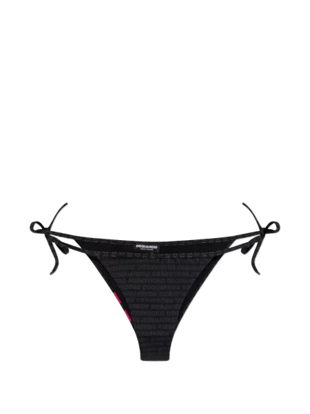 Bikini Dsquared2 cu imagine cu legături negru
