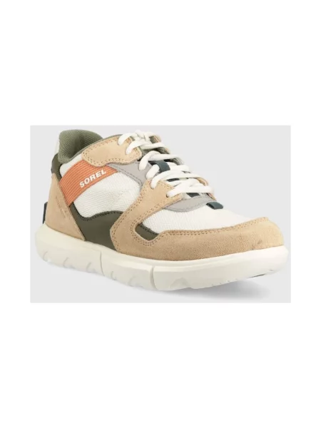 Sneakersy Sorel skórzane beżowe