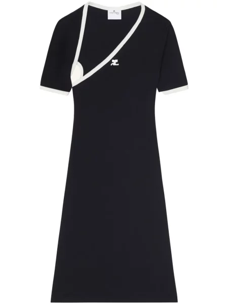 Rochie mini Courreges de costum negru