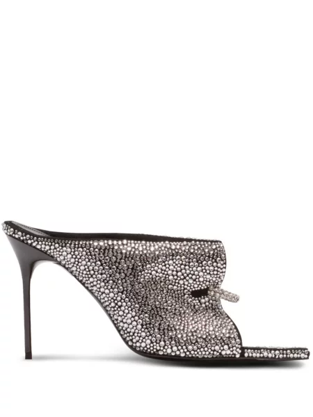 Pantofi cu toc Balmain gri