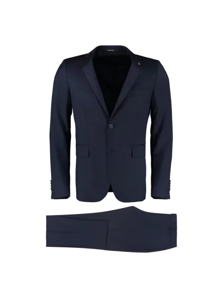 Garnitur Tagliatore wełniany niebieski