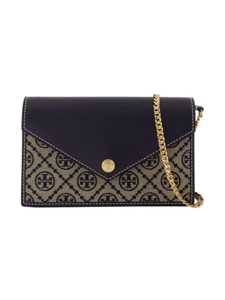 Portfel Tory Burch niebieski