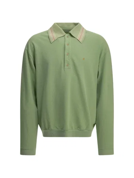 Lung tricou polo Kapital verde