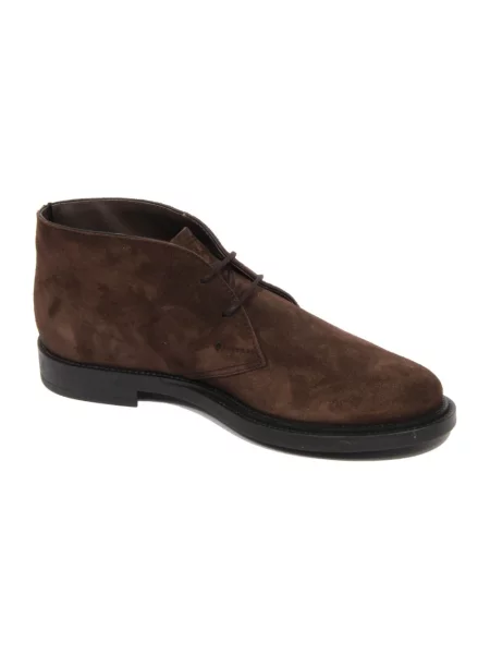 Botki Tod's skórzane brązowe